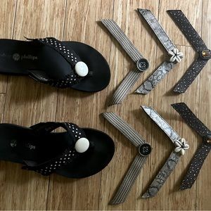 Lindsey Phillips  flip flops